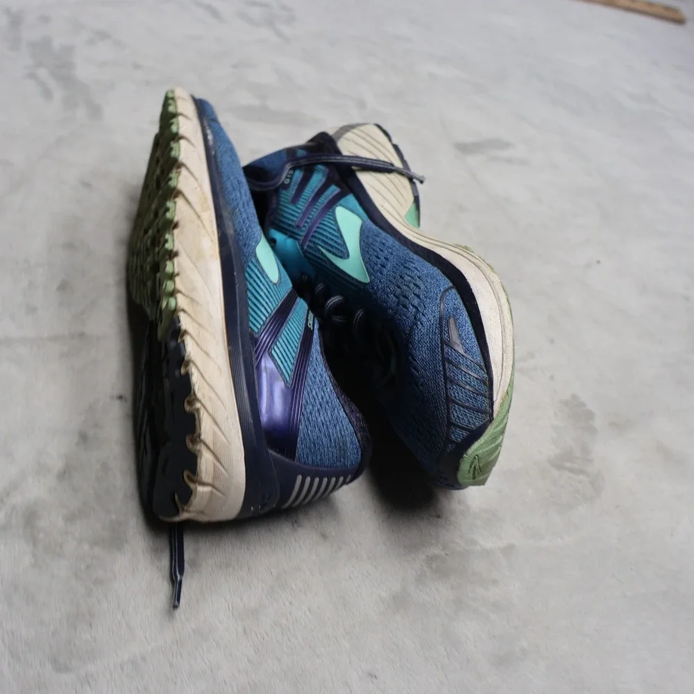Brooks Womens 8.5B Athletic Shoes Blue Adrenaline GTS 18 Mesh Running Training - Picture 5 of 15